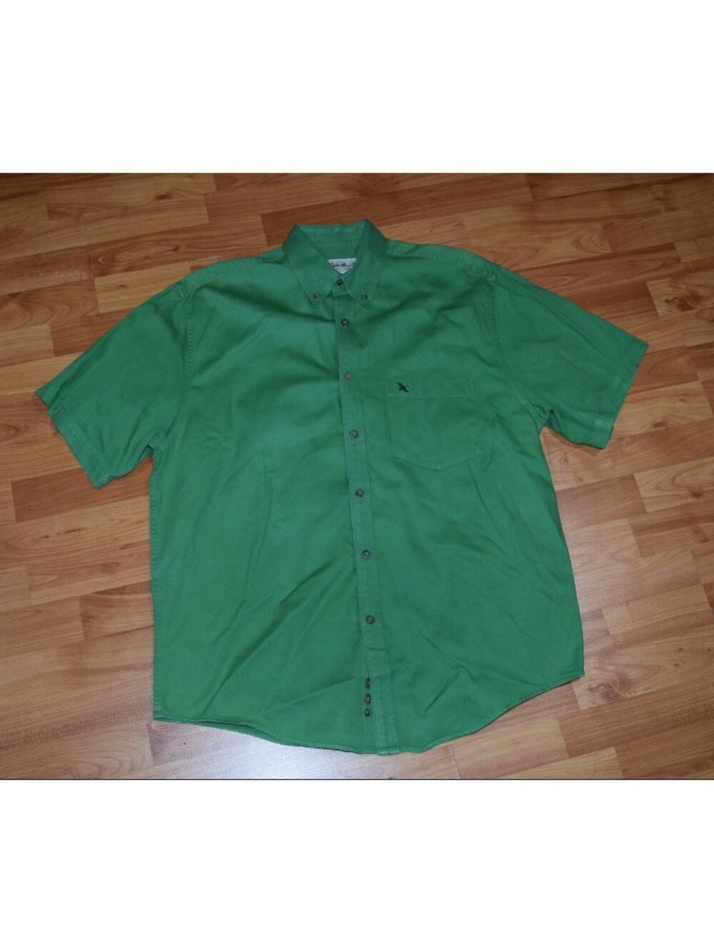 Eddie Bauer Men's Sz  M Heavy Weight Cotton Button-Front Shirt